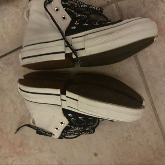 Converse x Feng Chen Wang Chuck 70 sneakers OG 2 in-1 trainers ivory black shoes - Picture 5 of 8